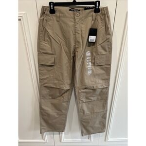 LAPG Men's LA Police Gear Cargo Pants Size 32x32 Khaki Rip Stop Tactical